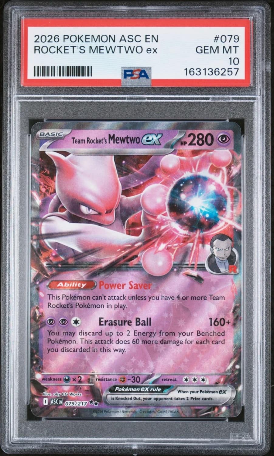 Rocket'S Mewtwo Ex
