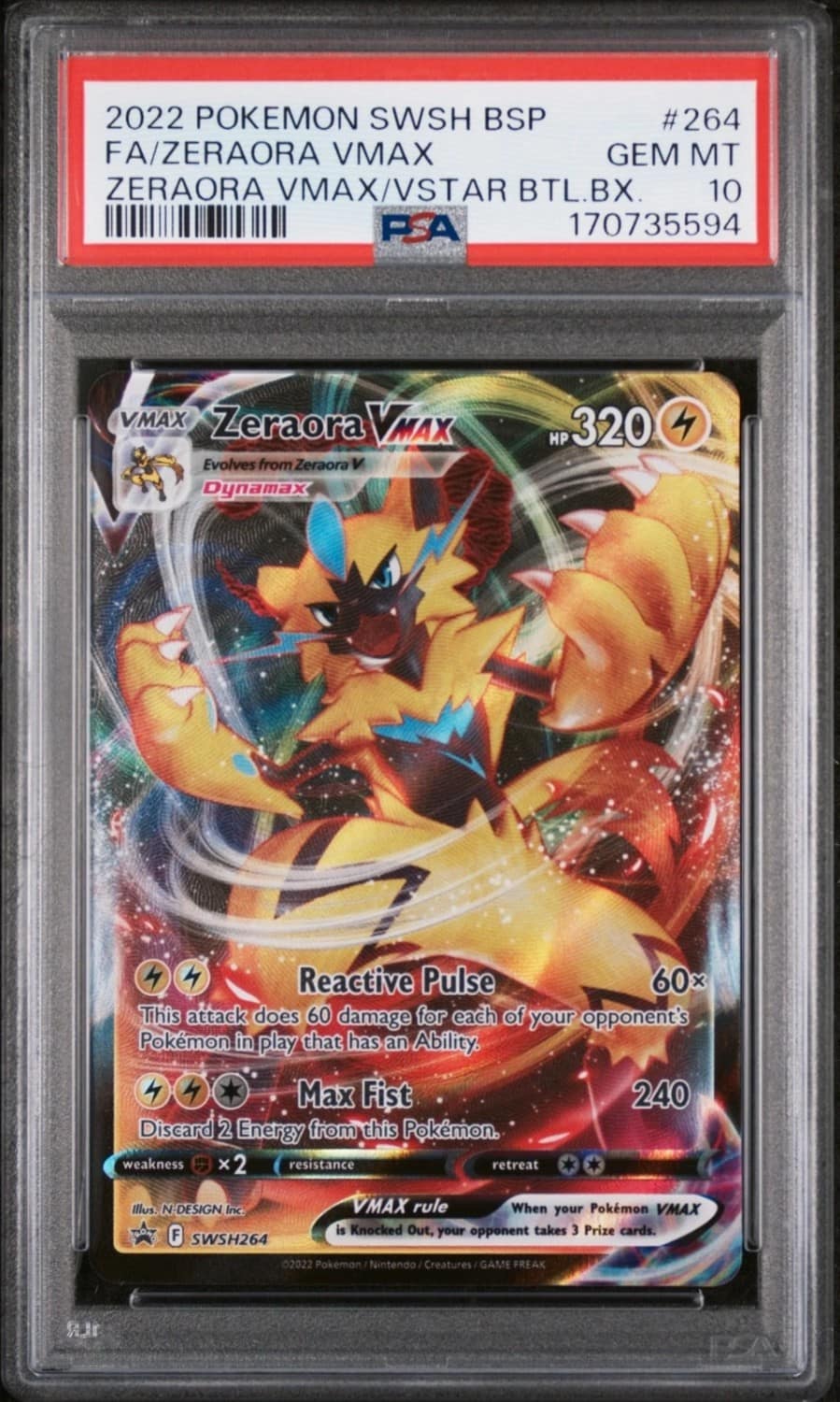 Zeraora Vmax