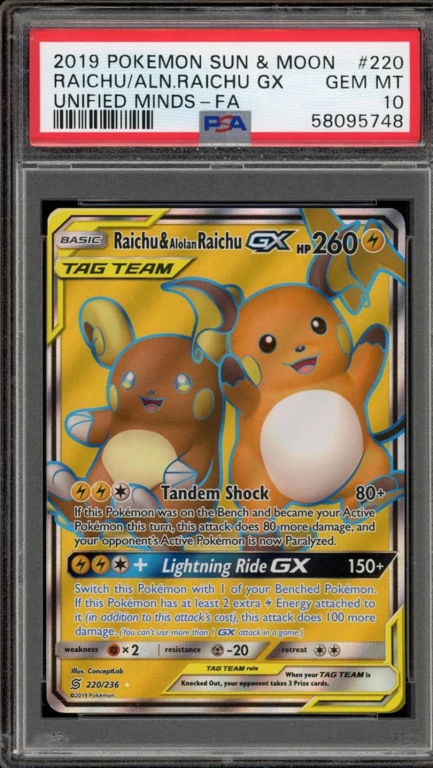 Raichu & Alolan Raichu Gx