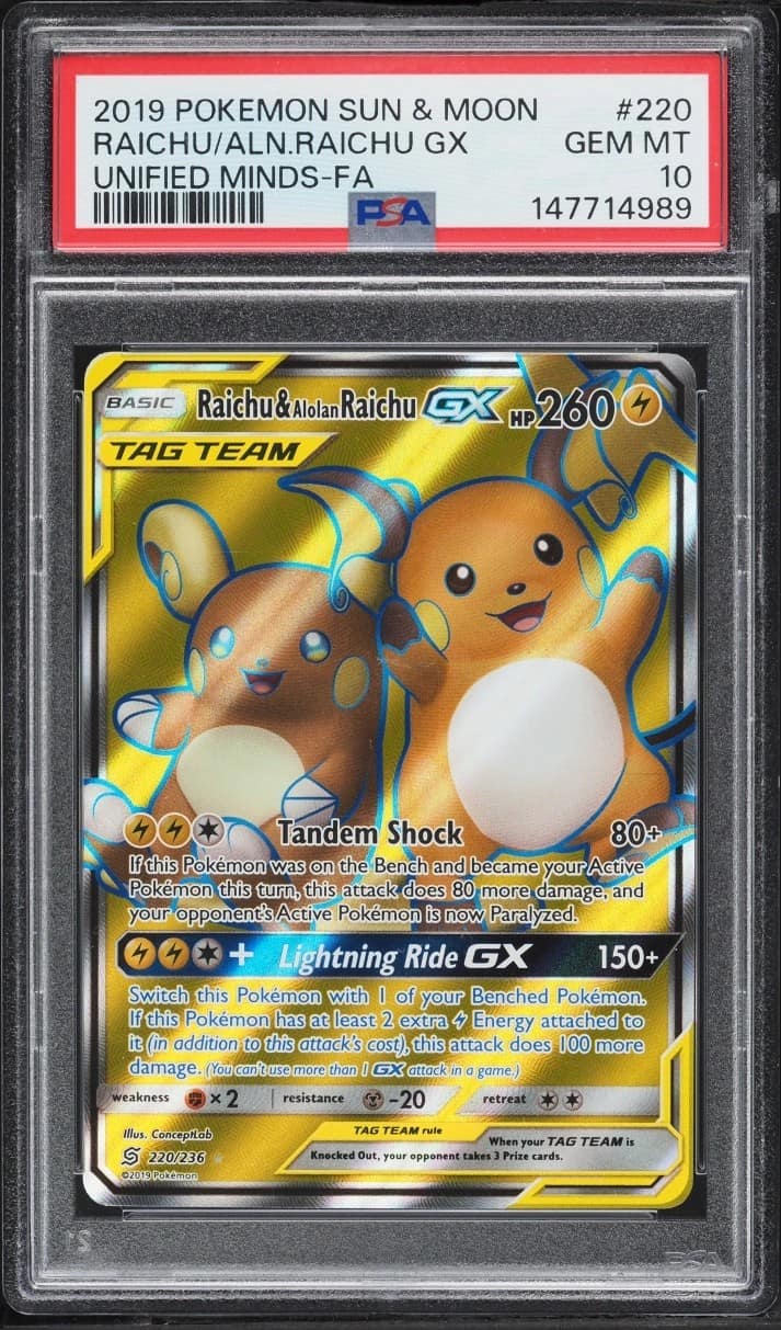 Raichu & Alolan Raichu Gx