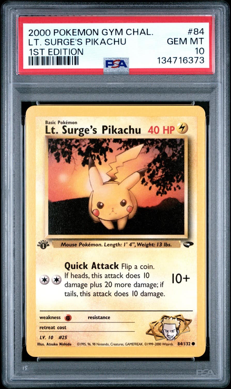 Lt. Surge'S Pikachu