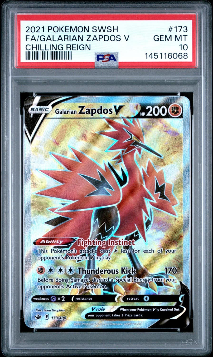 Galarian Zapdos V