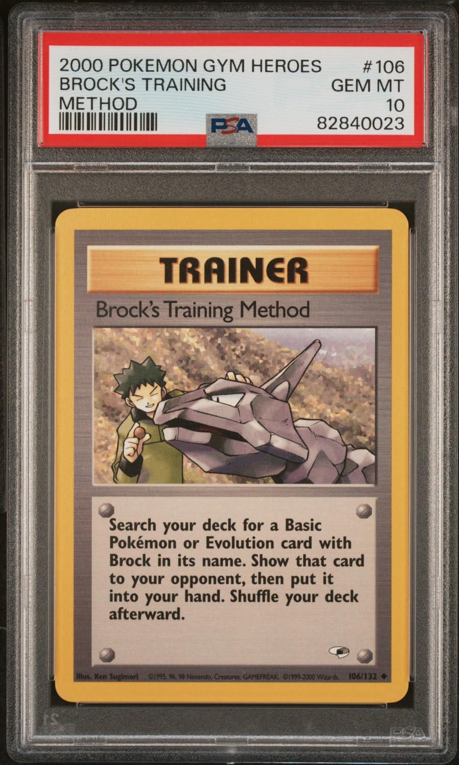 Brock'S Training