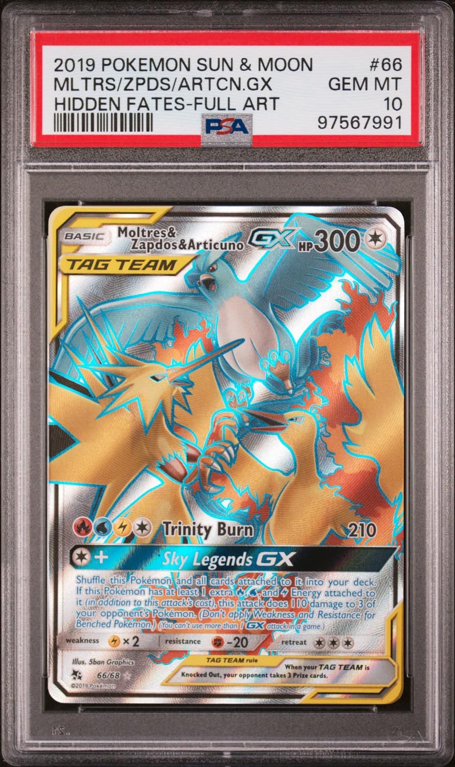 Moltres & Zapdos & Articuno Gx