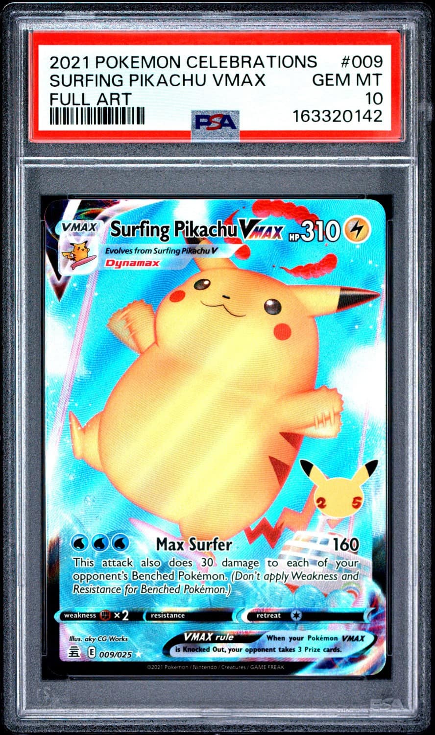 Surfing Pikachu Vmax