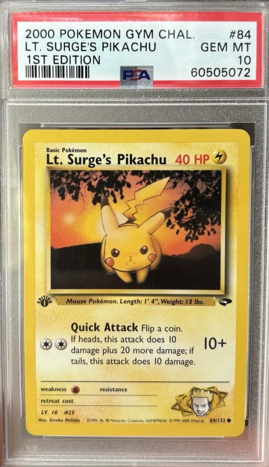 Lt. Surge'S Pikachu