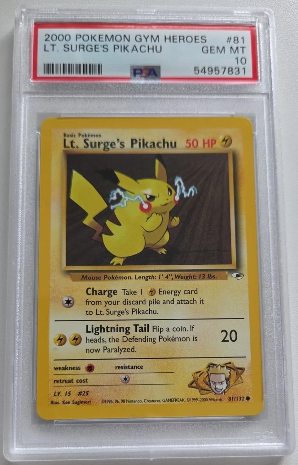 Lt. Surge'S Pikachu