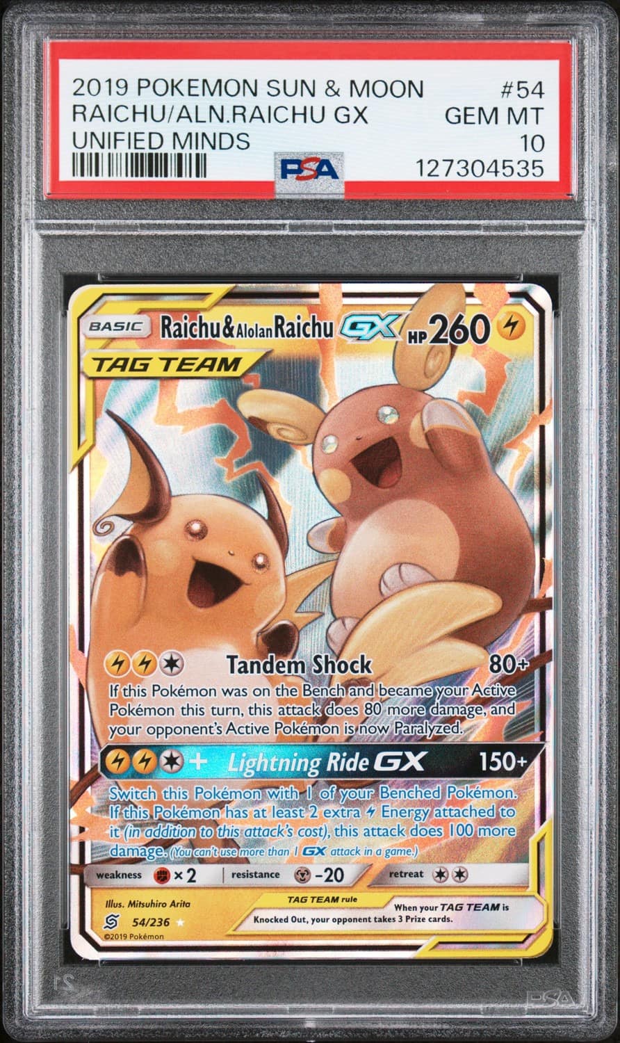 Raichu & Alolan Raichu Gx