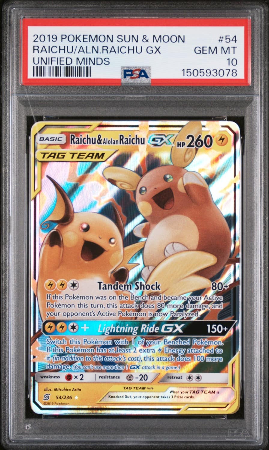 Raichu & Alolan Raichu Gx