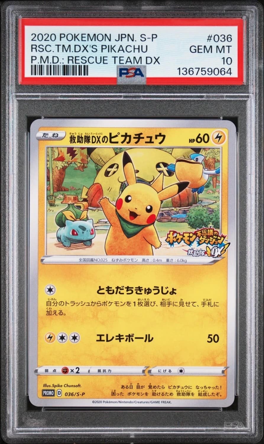 Rescue Team Dx'S Pikachu