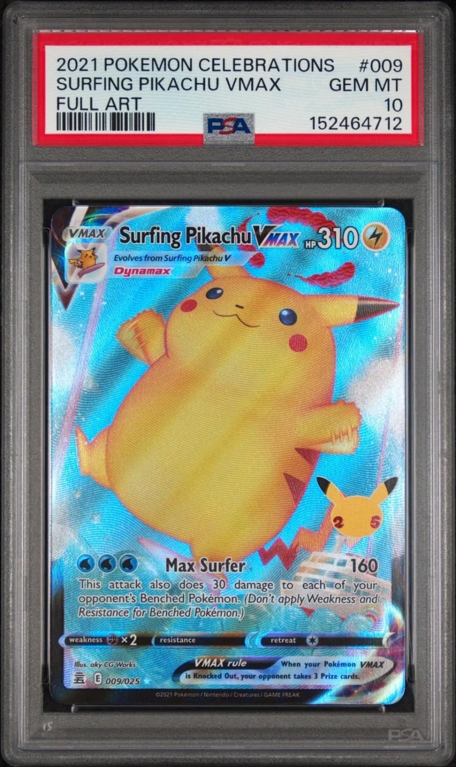 Surfing Pikachu Vmax
