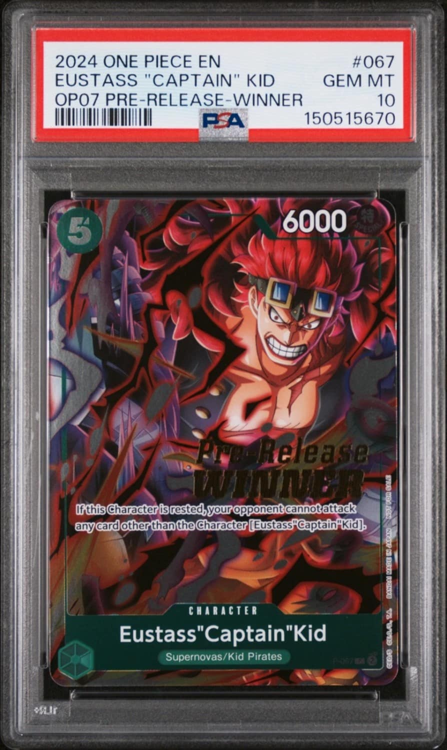 Eustass "captain" Kid
