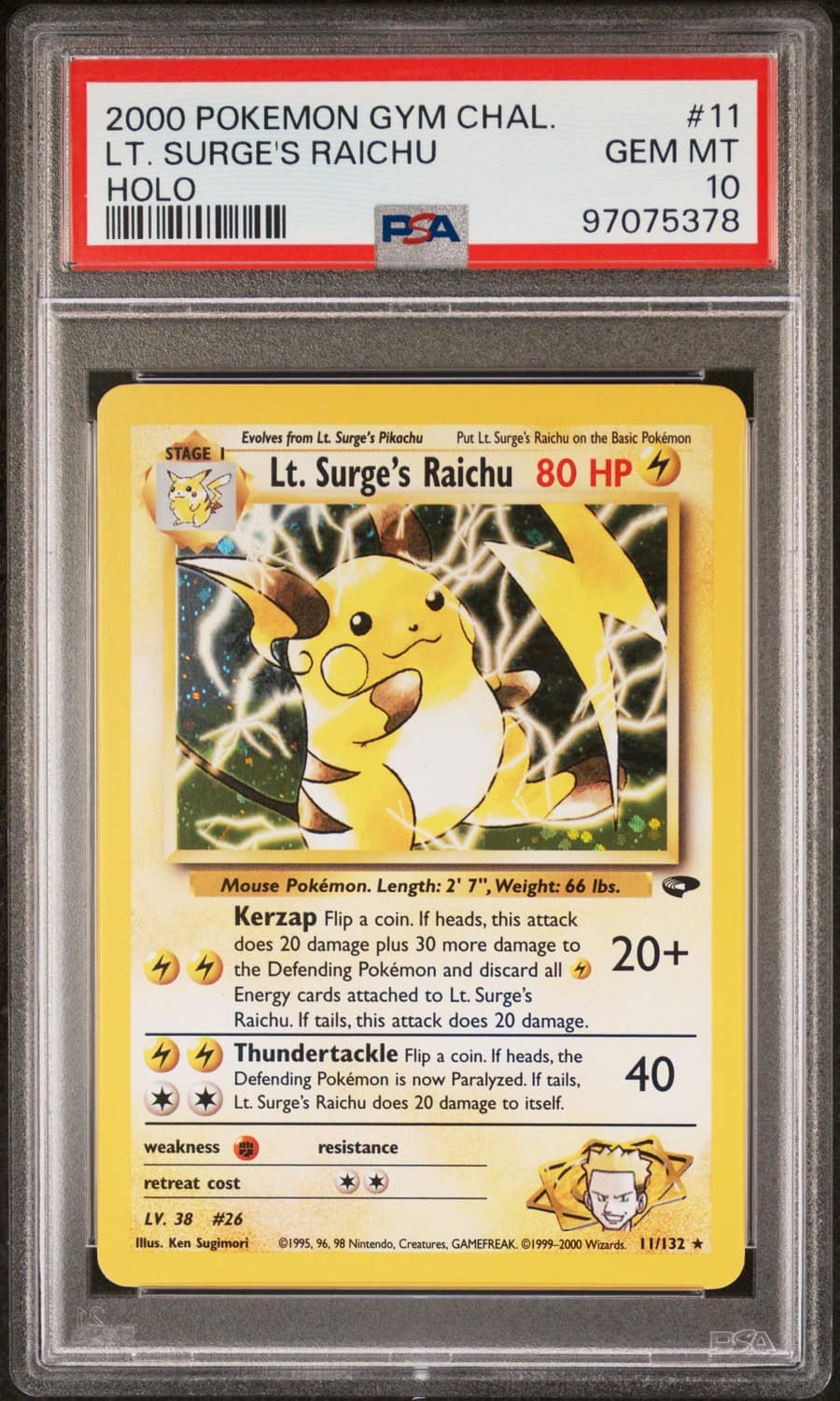 Lt. Surge'S Raichu