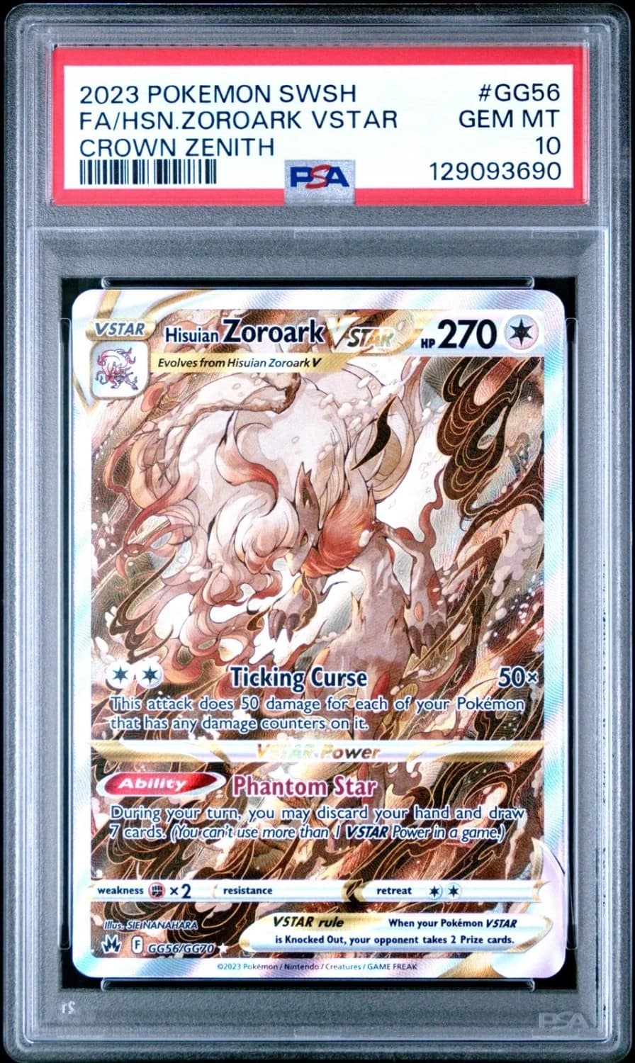 Hisuian Zoroark Vstar