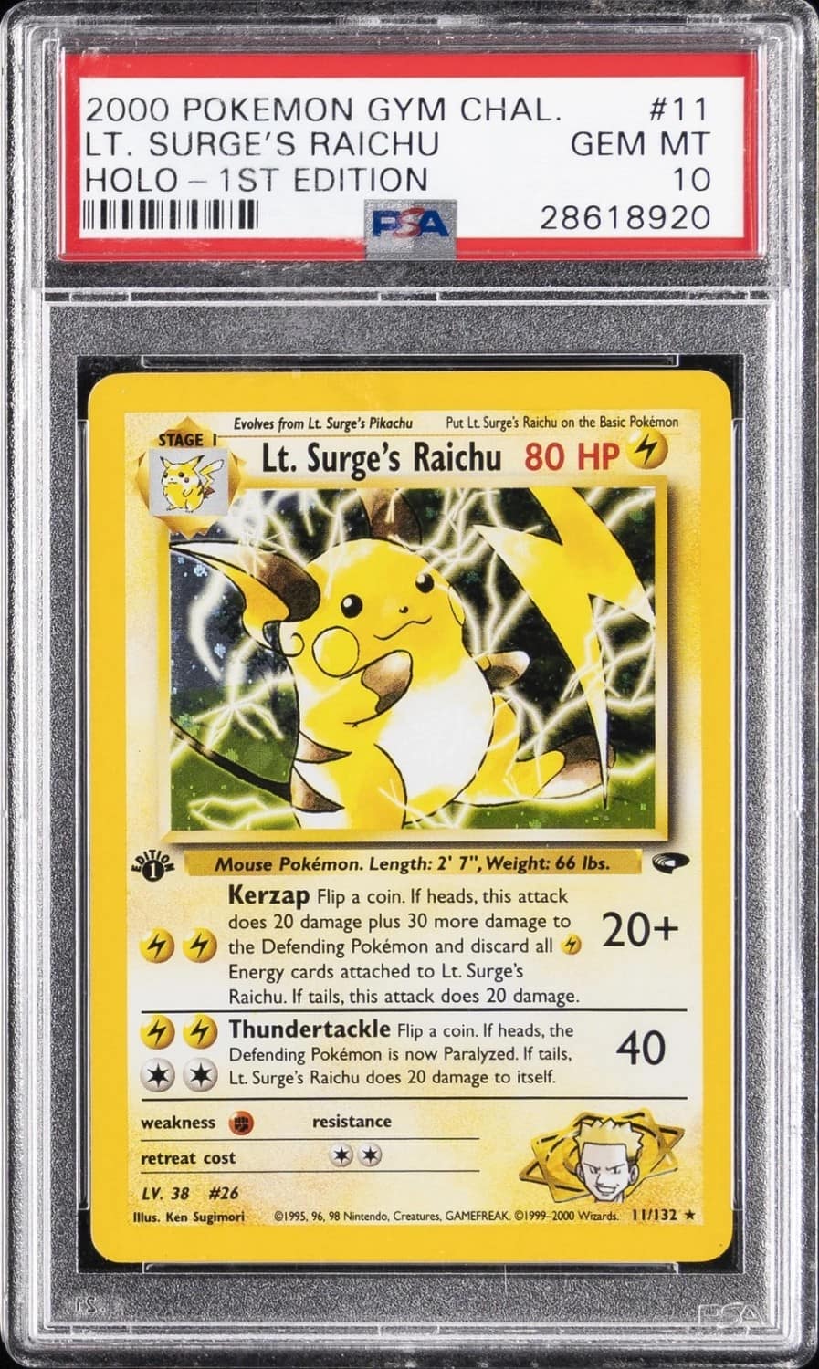 Lt. Surge'S Raichu