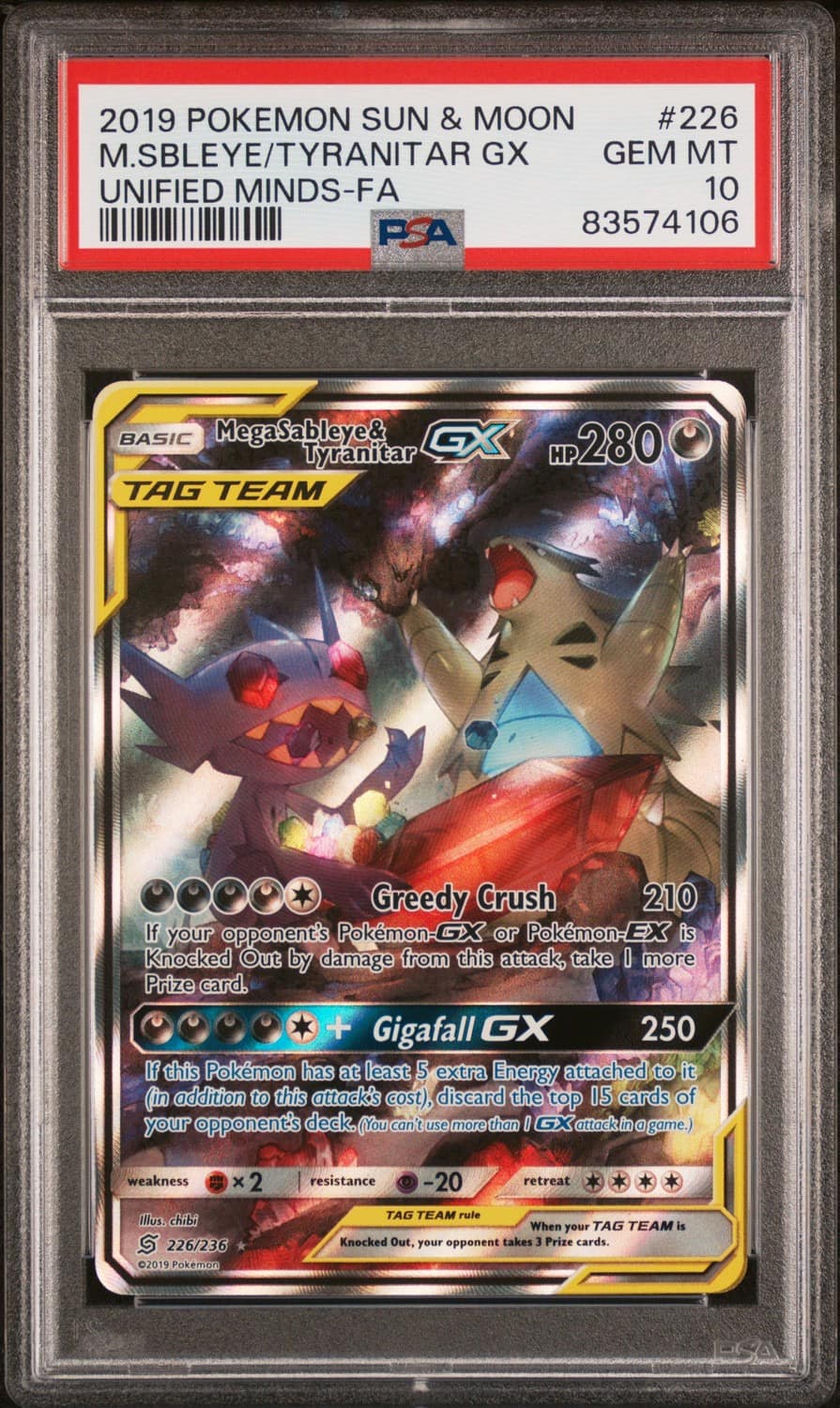 Mega Sableye & Tyranitar Gx