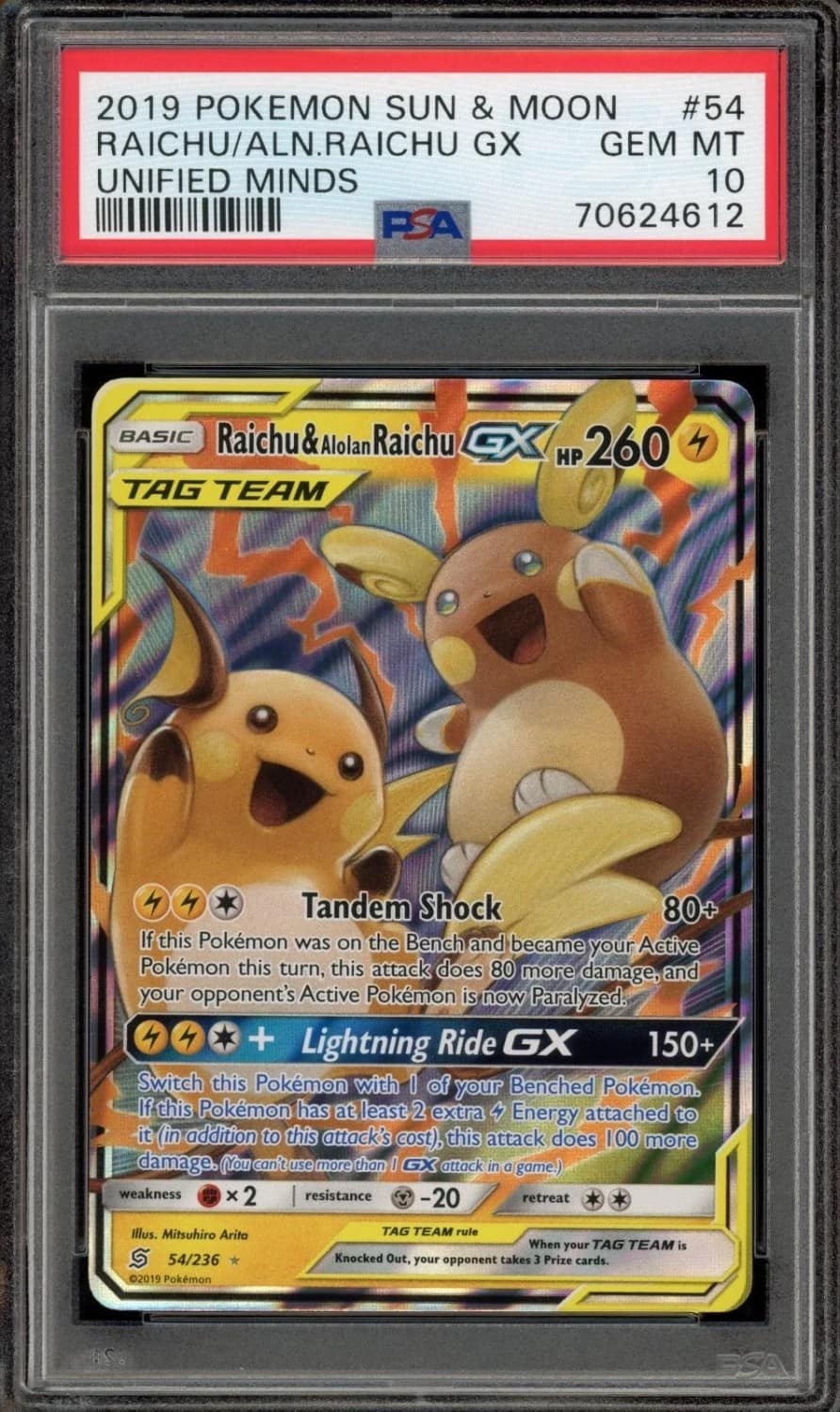 Raichu & Alolan Raichu Gx