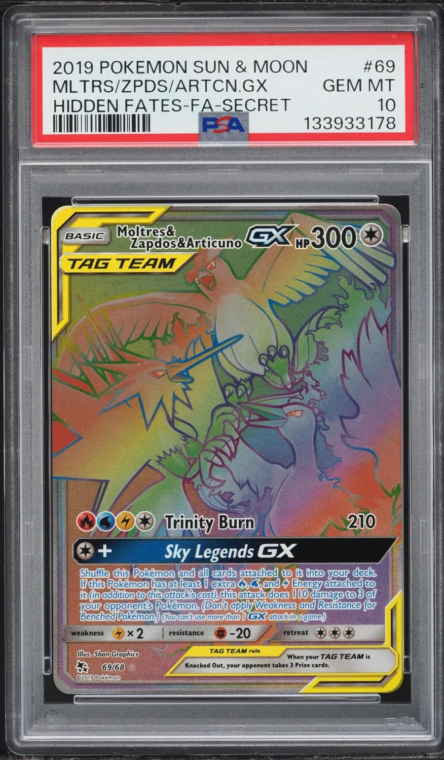 Moltres & Zapdos & Articuno Gx