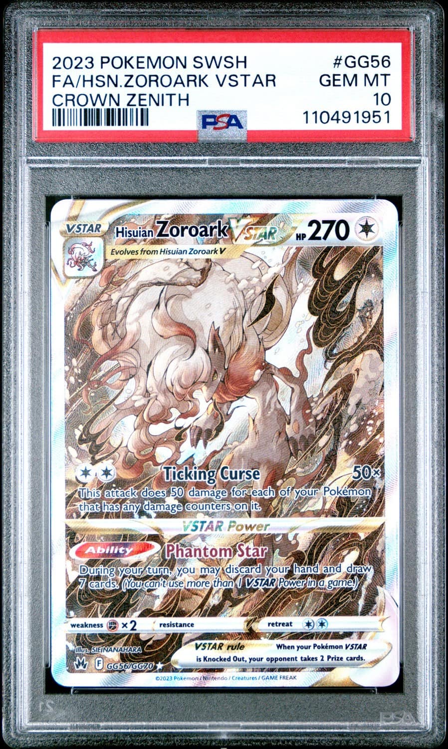 Hisuian Zoroark Vstar
