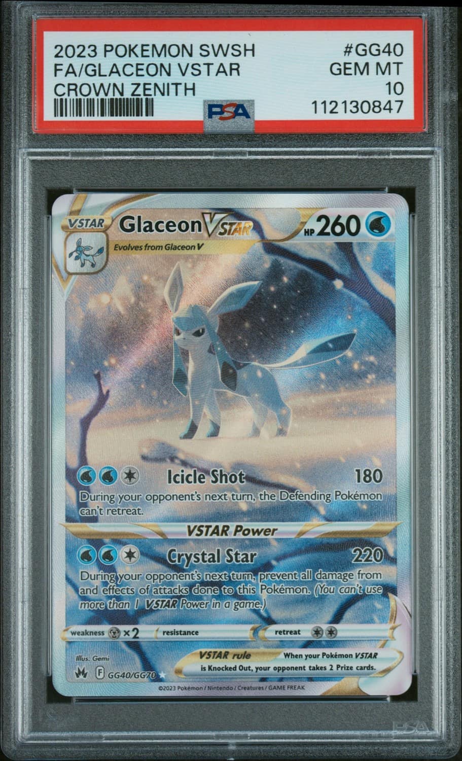 Glaceon Vstar