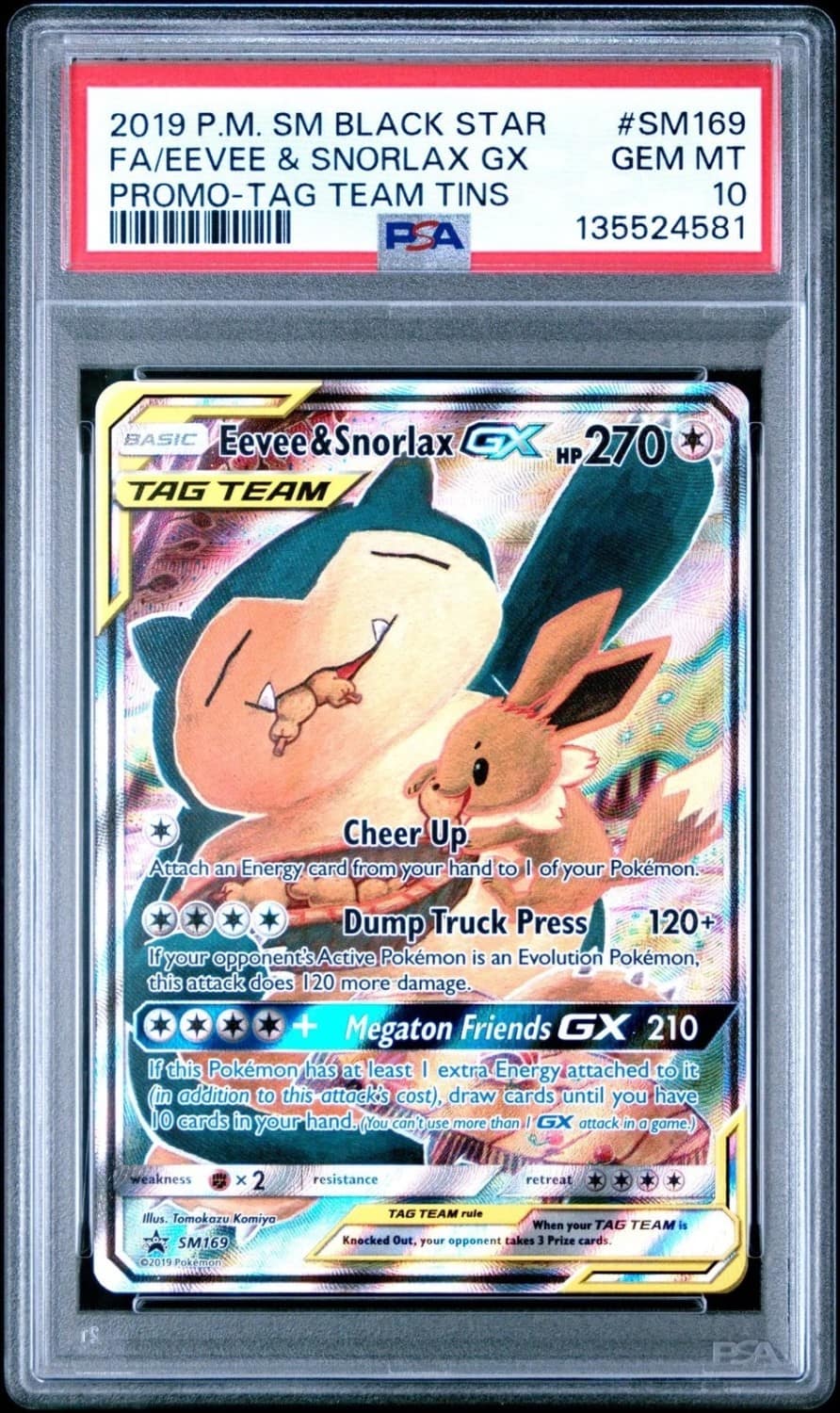 Eevee & Snorlax Gx