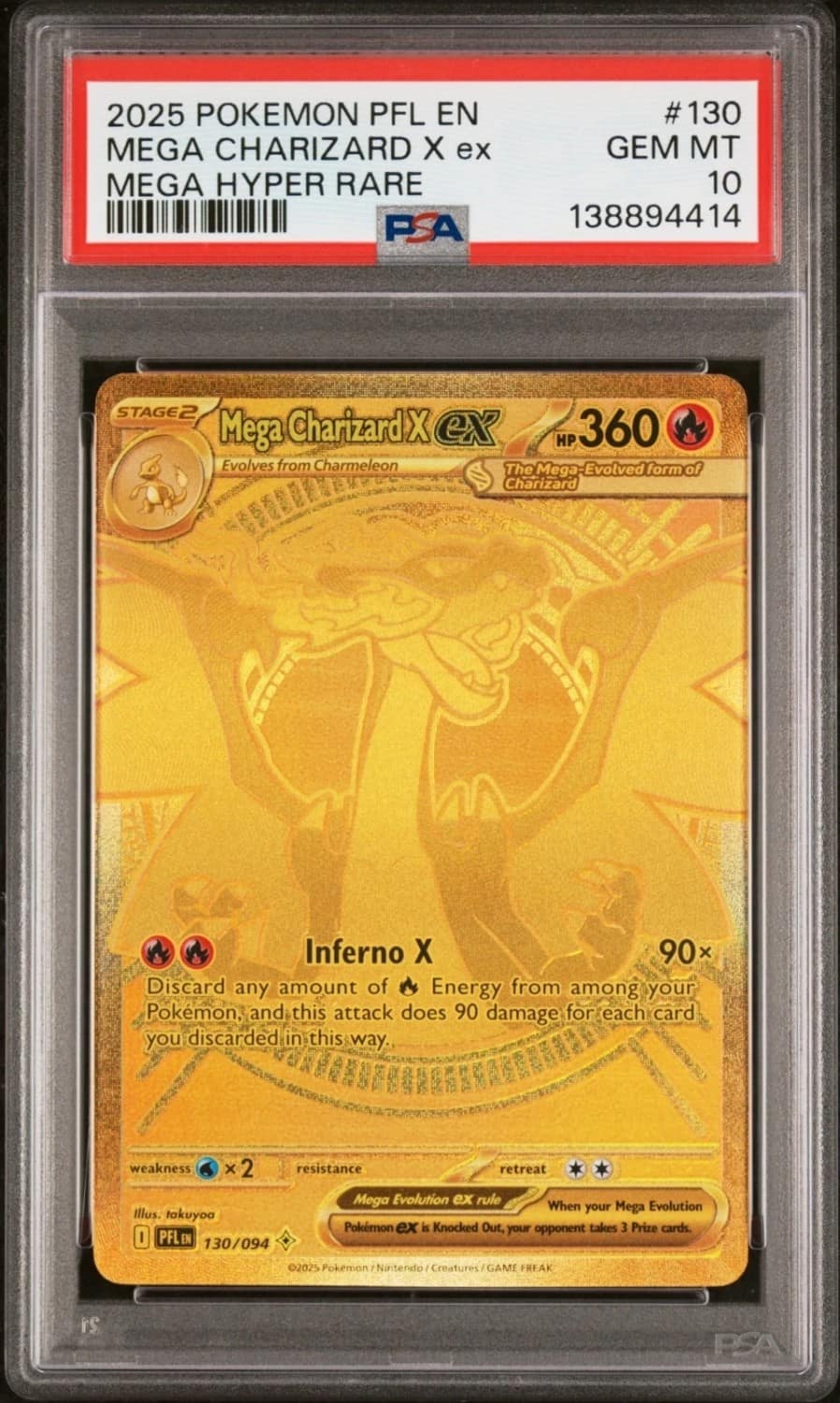 Mega Charizard X Ex