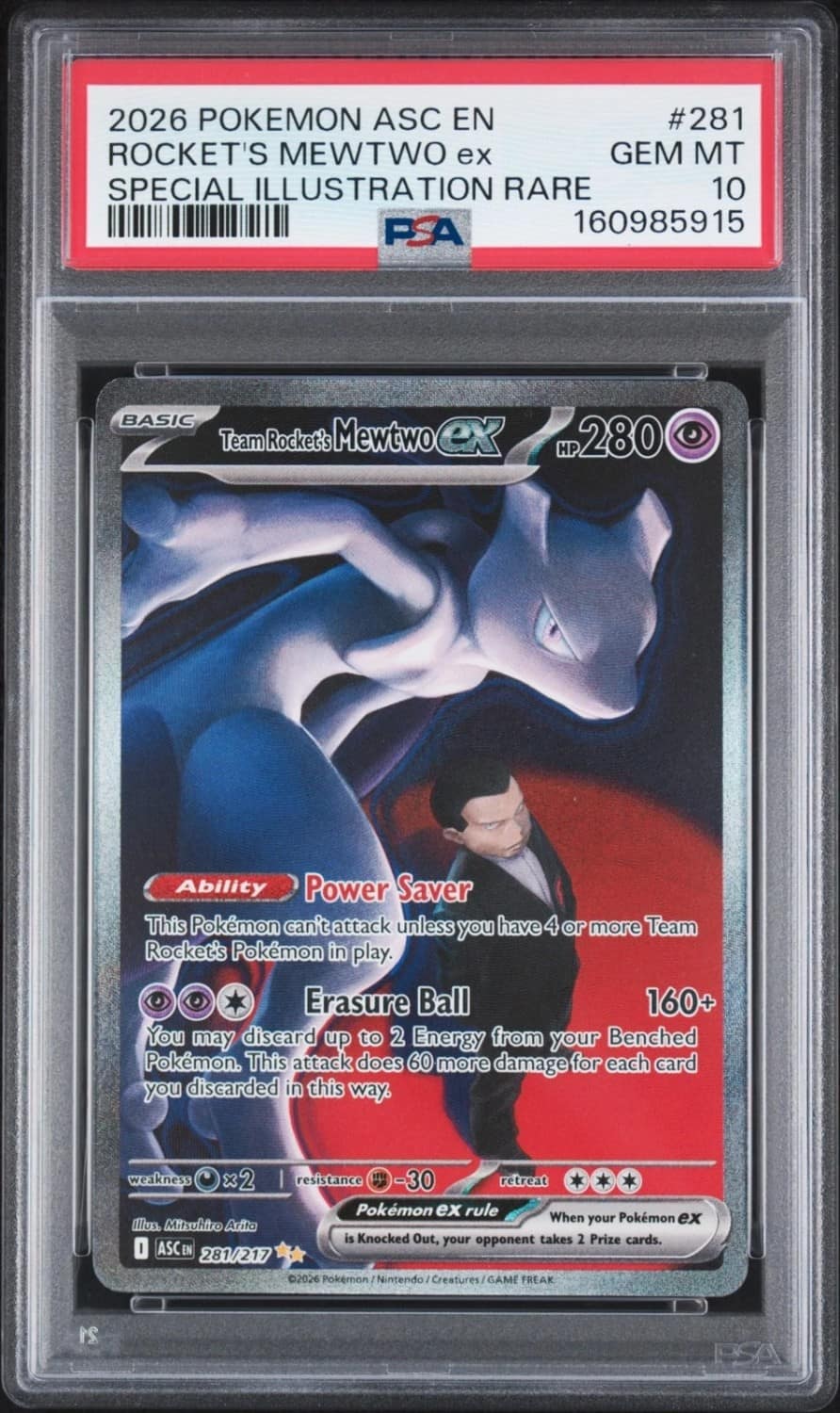 Rocket'S Mewtwo Ex