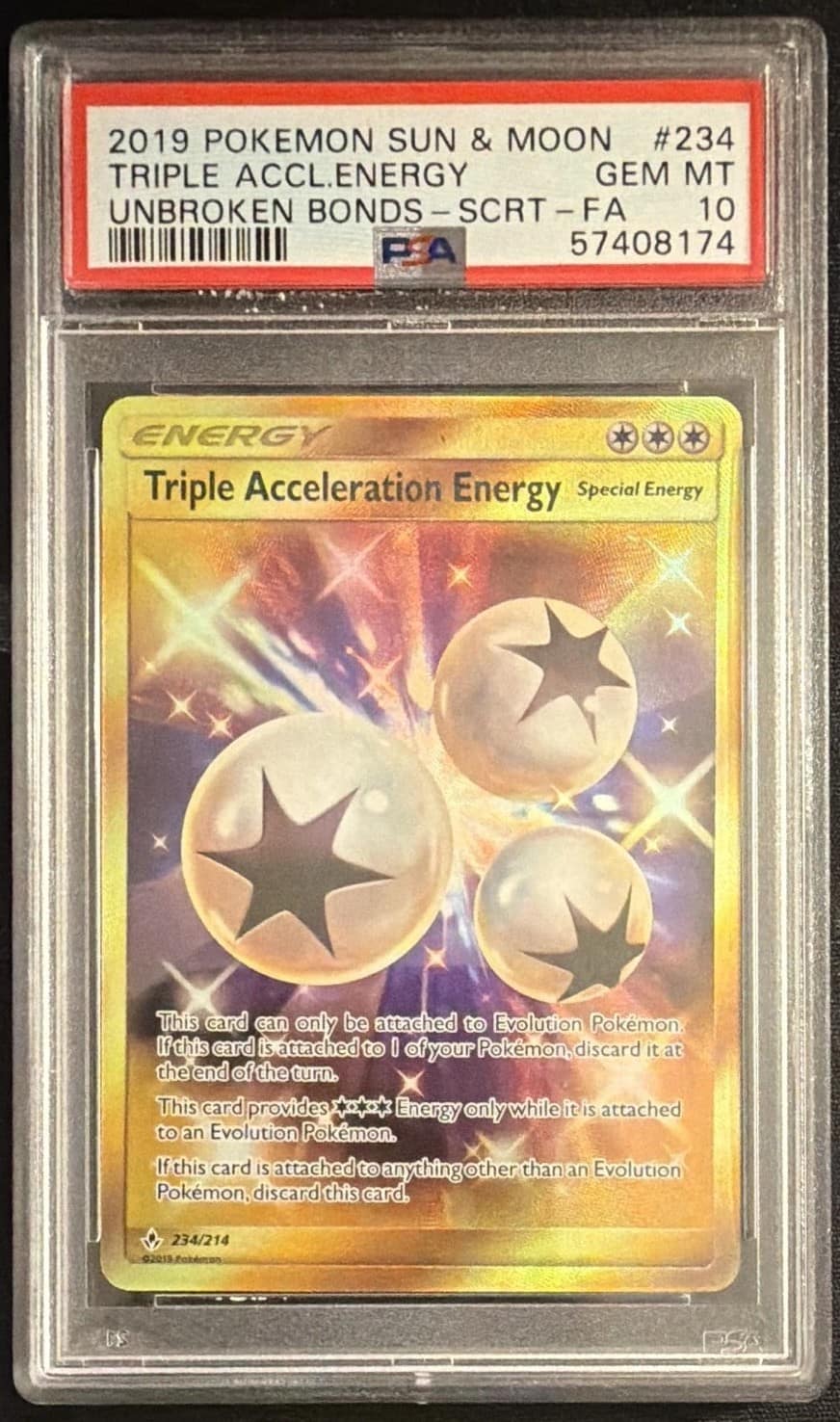 Triple Accl.energy