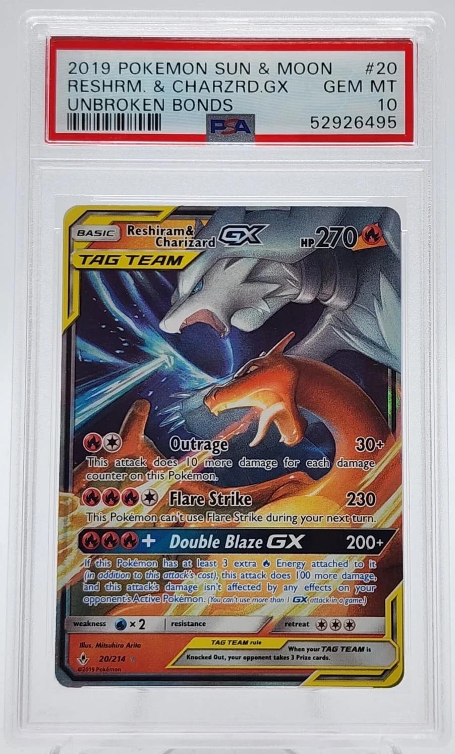 Reshiram & Charizard Gx