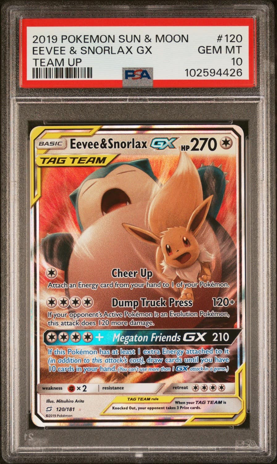 Eevee & Snorlax Gx