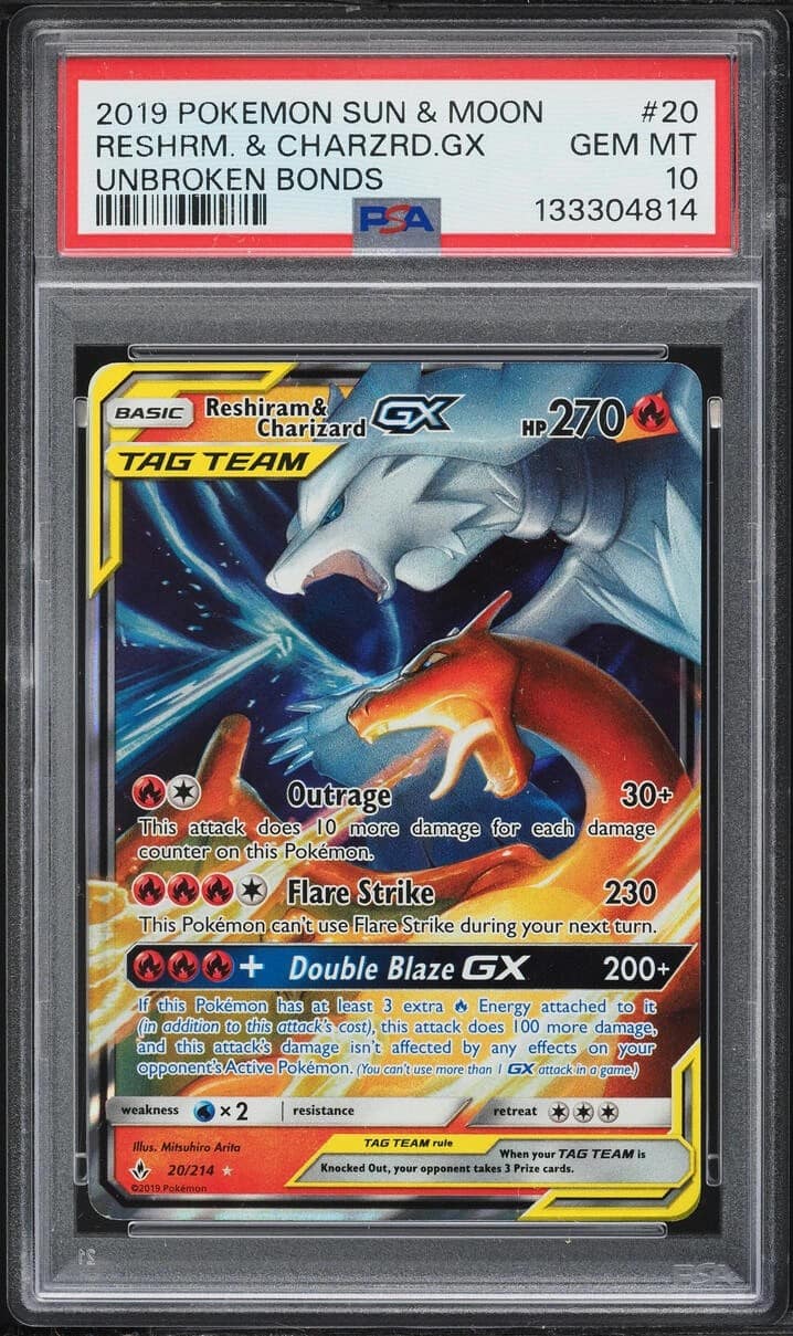 Reshiram & Charizard Gx