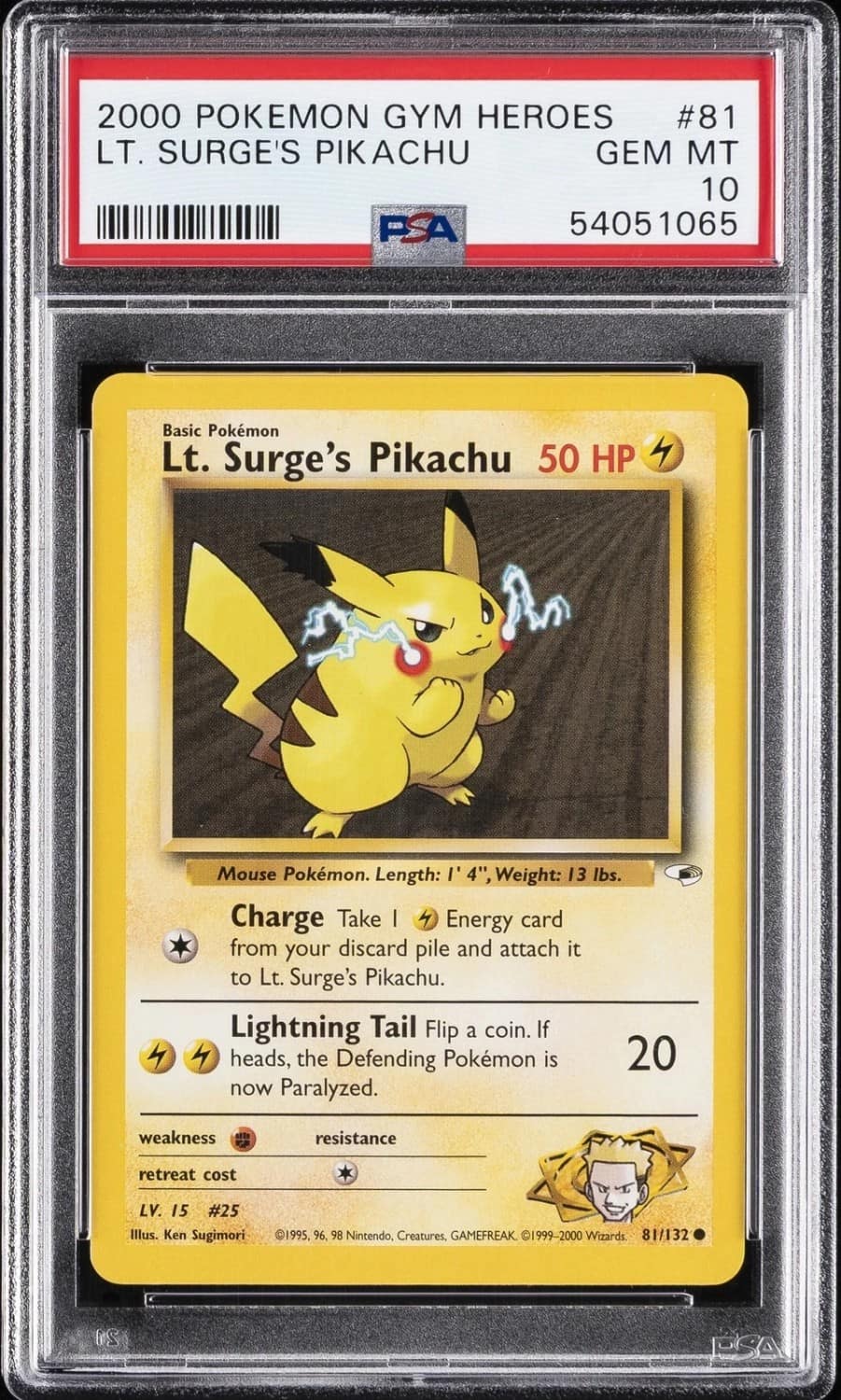 Lt. Surge'S Pikachu