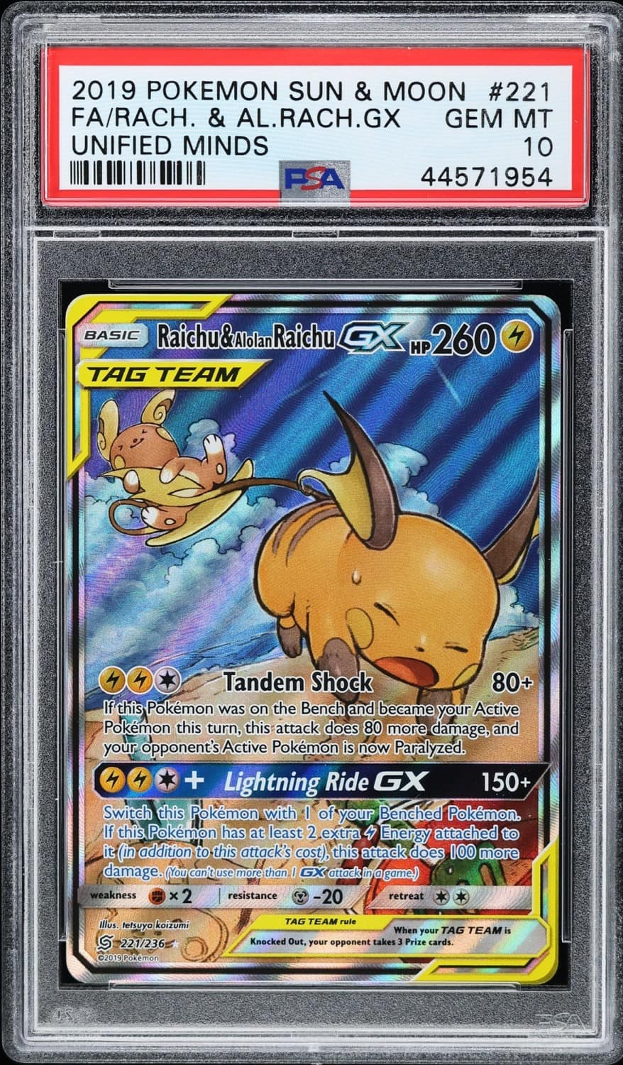 Raichu & Alolan Raichu Gx