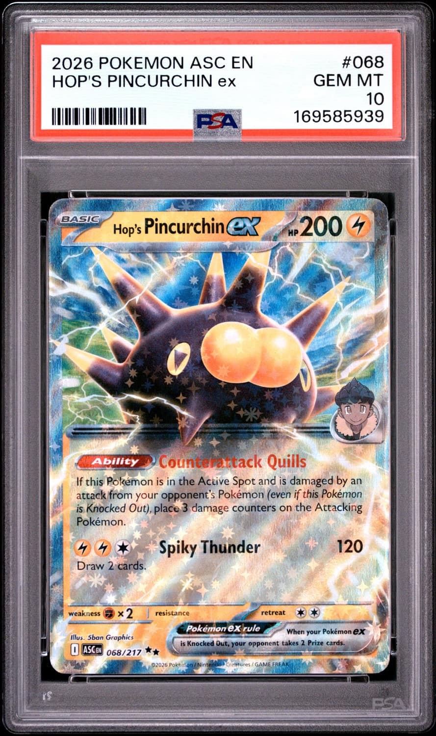 Hop'S Pincurchin Ex