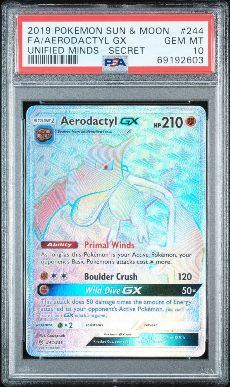 Aerodactyl Gx
