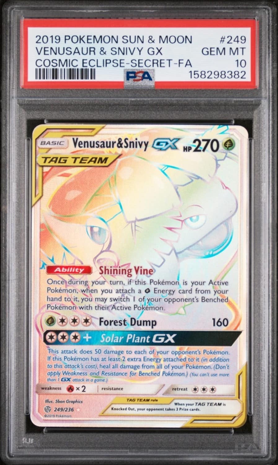 Venusaur & Snivy Gx