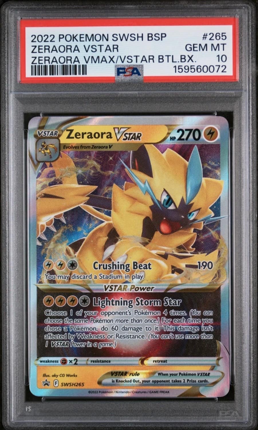Zeraora Vstar