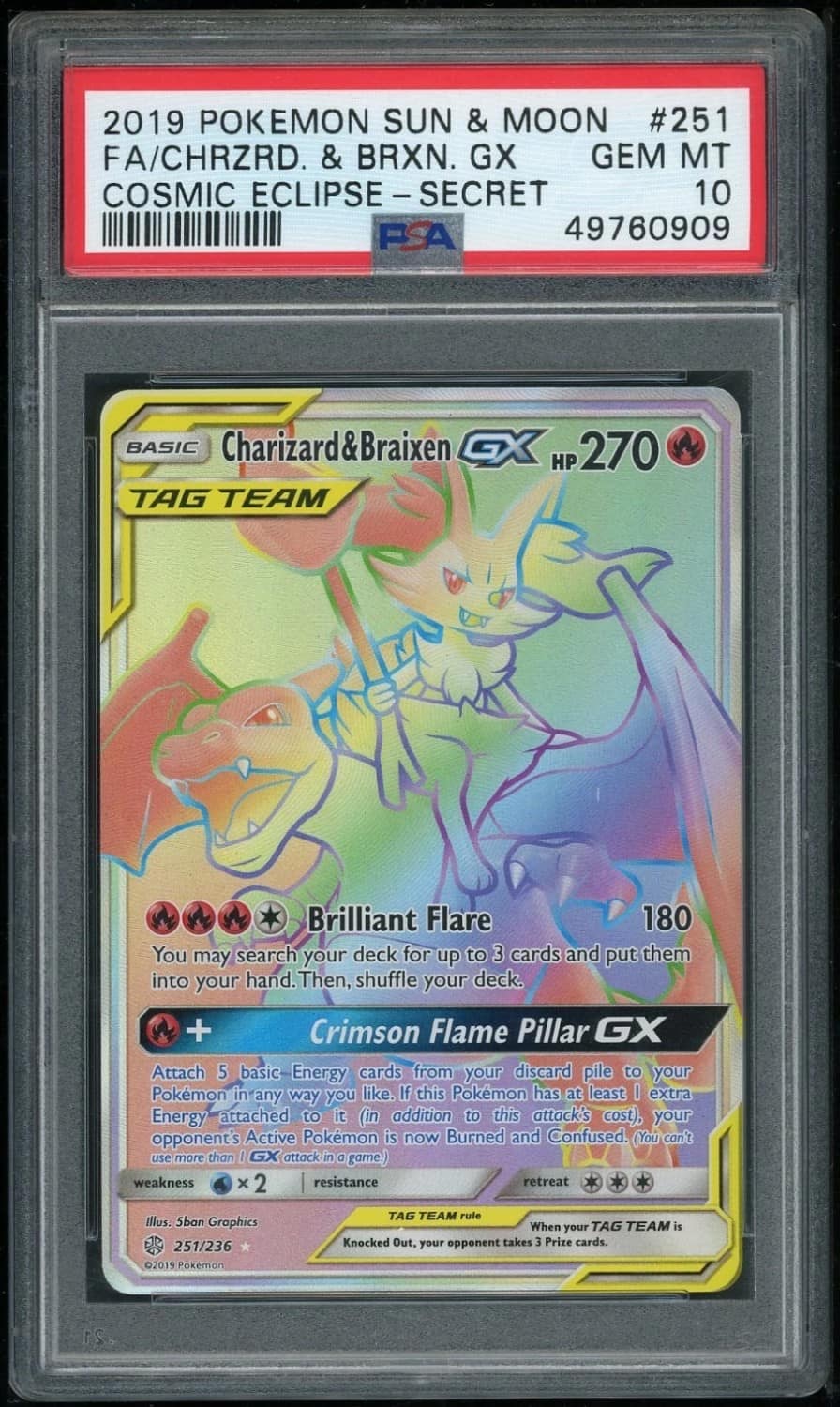 Charizard/braixen Gx