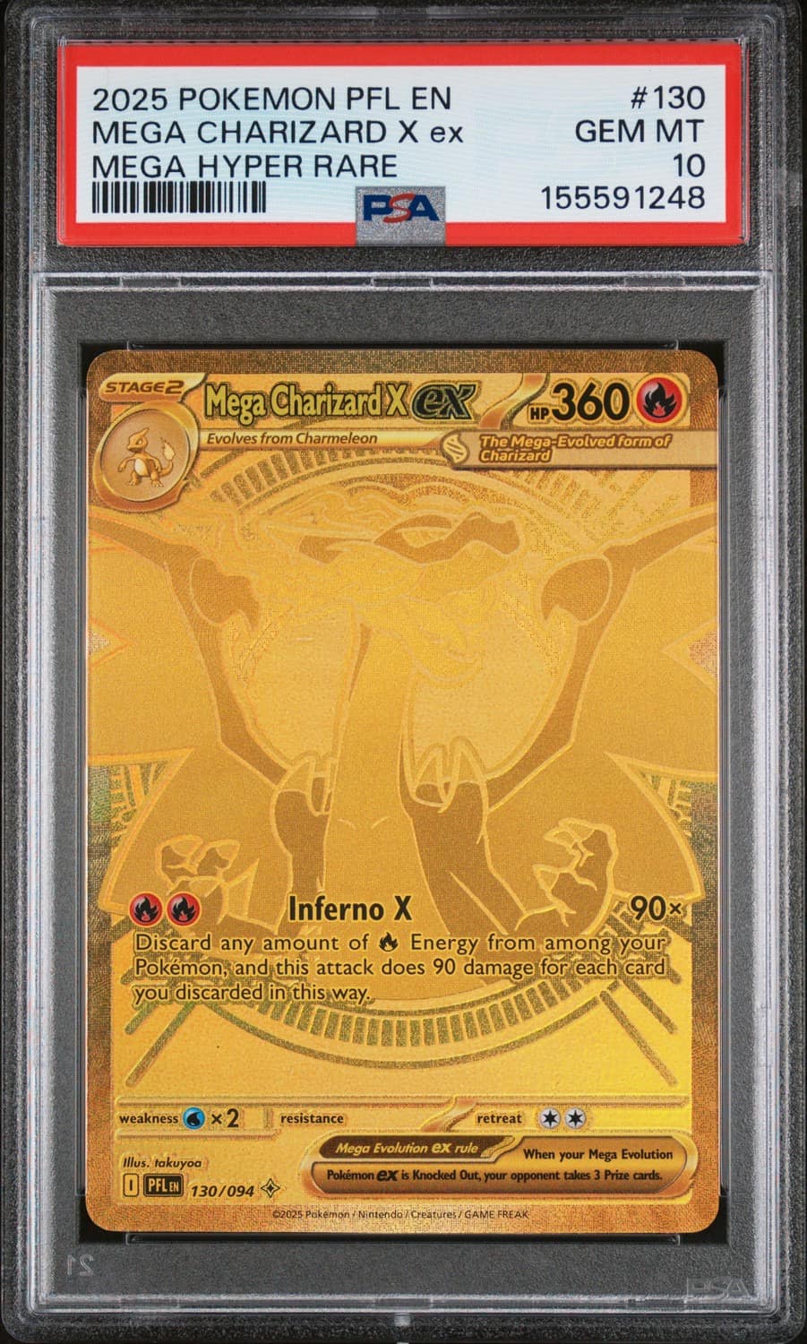Mega Charizard X Ex