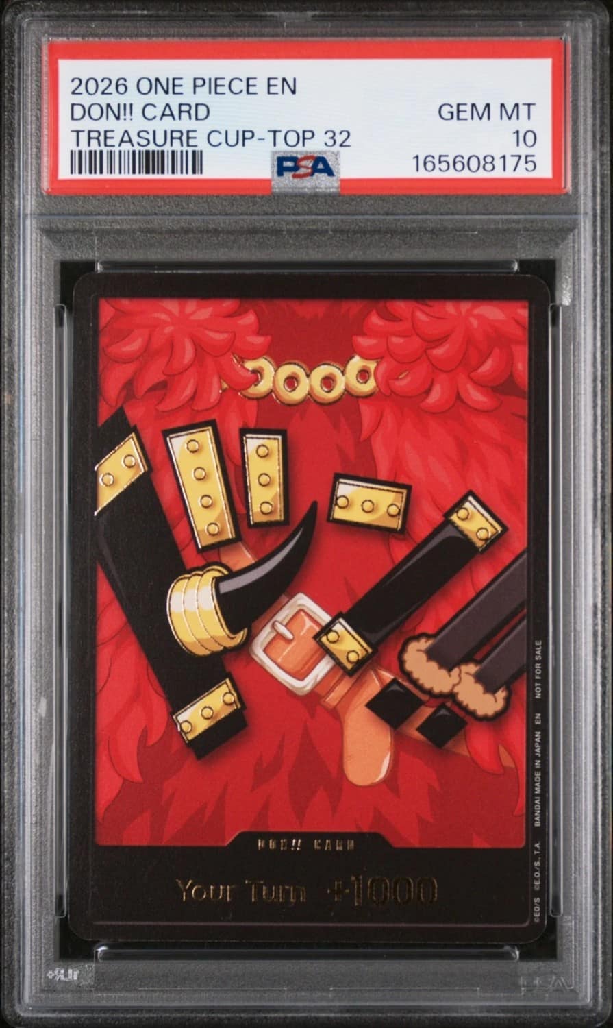Don!! Card (elbaf Luffy)/(treasure Cup May '26 Top 32 Prize)