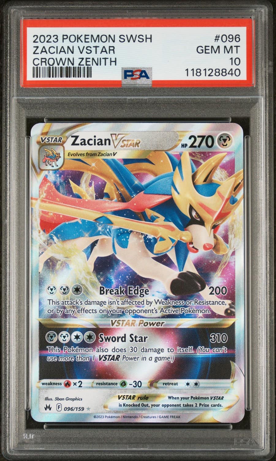 Zacian Vstar