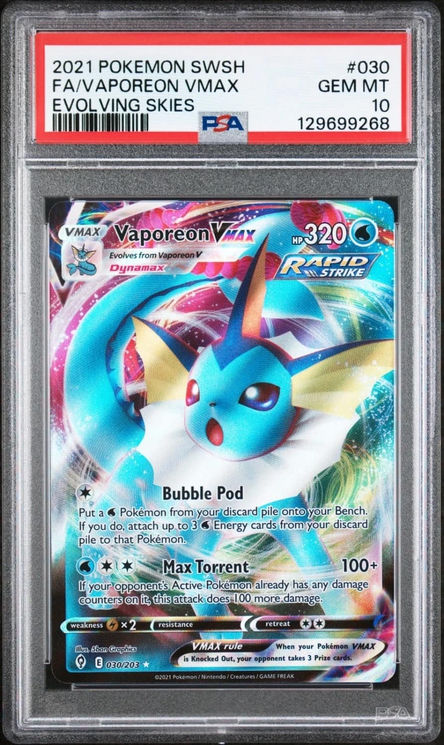 Vaporeon Vmax