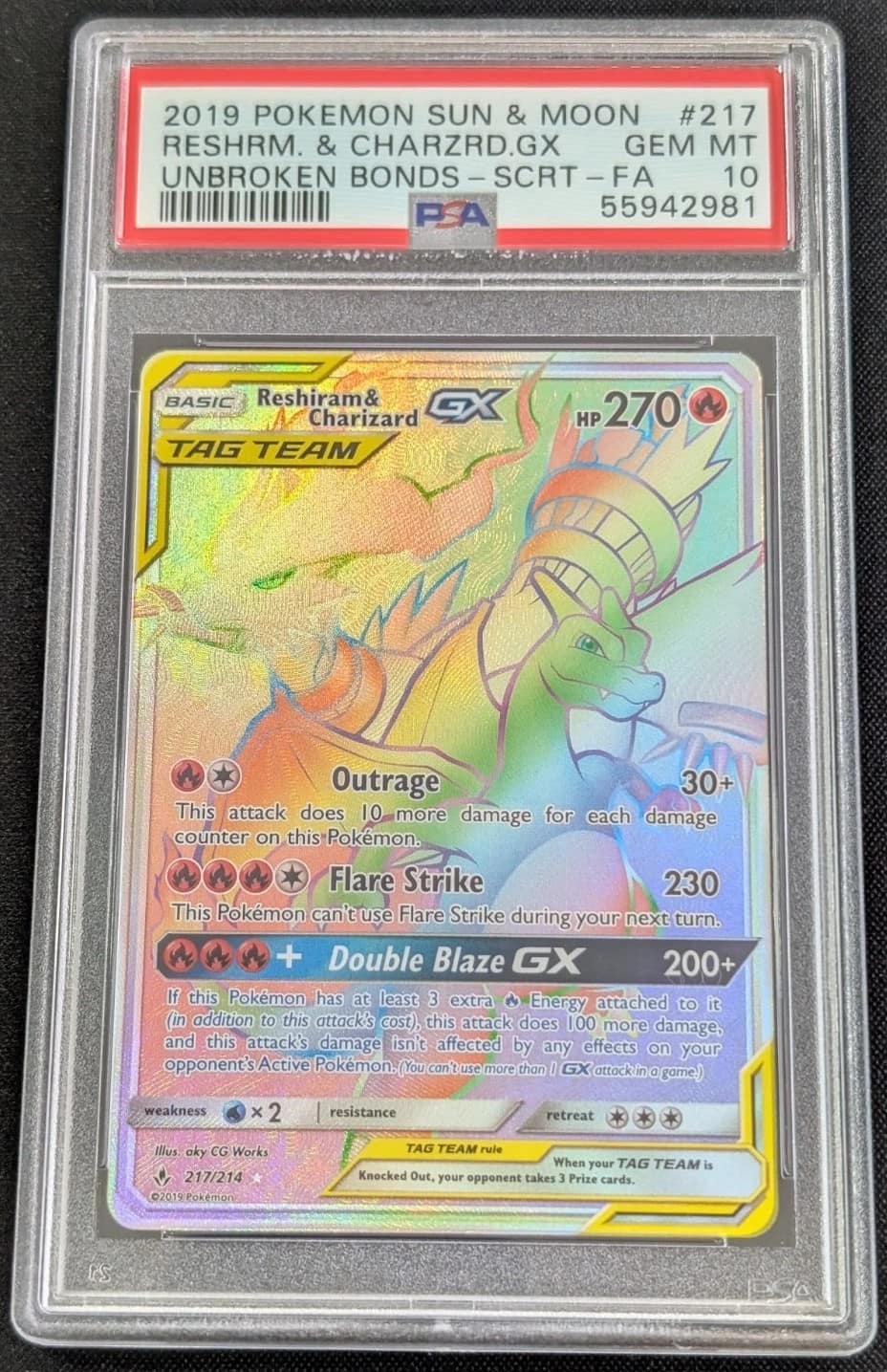 Reshiram & Charizard Gx