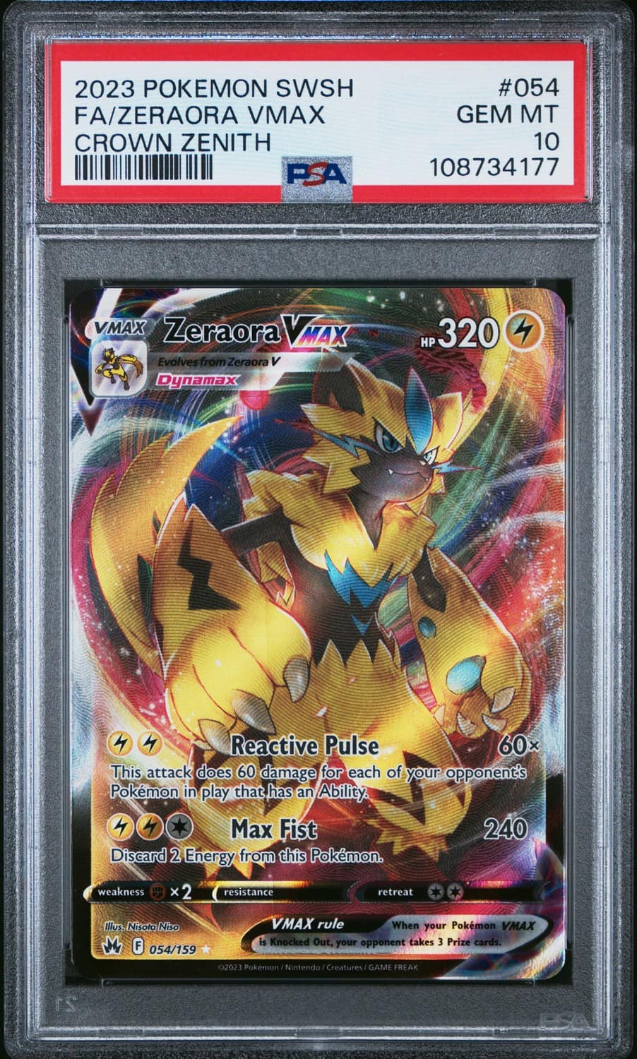 Zeraora Vmax