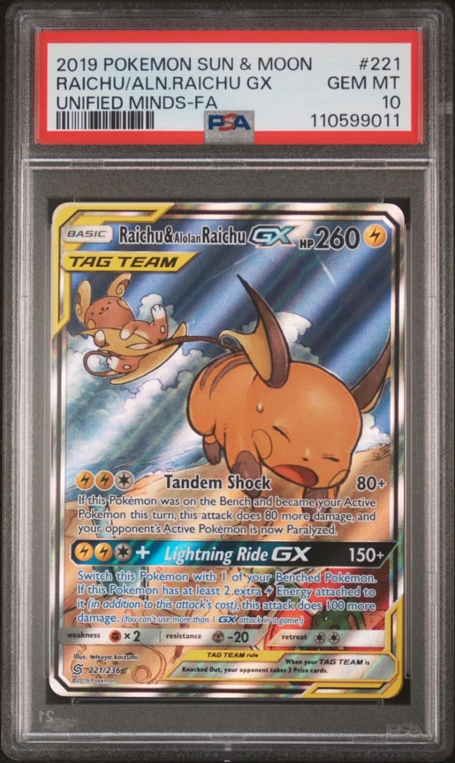 Raichu & Alolan Raichu Gx