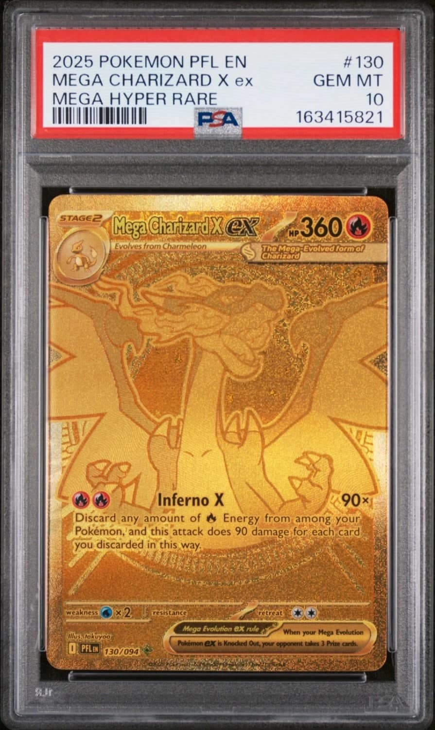 Mega Charizard X Ex