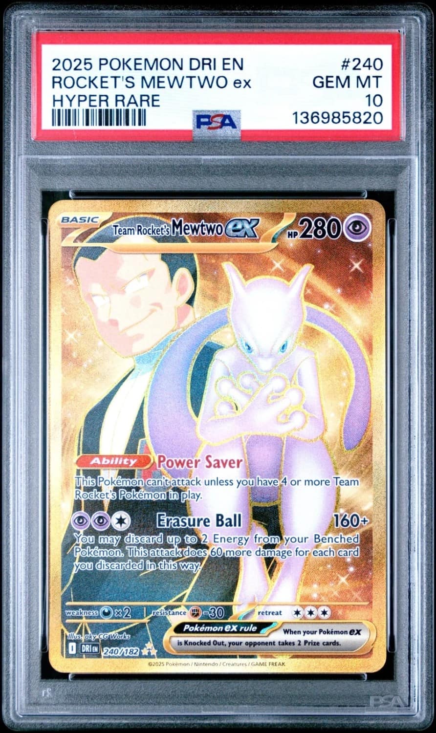 Rocket'S Mewtwo Ex