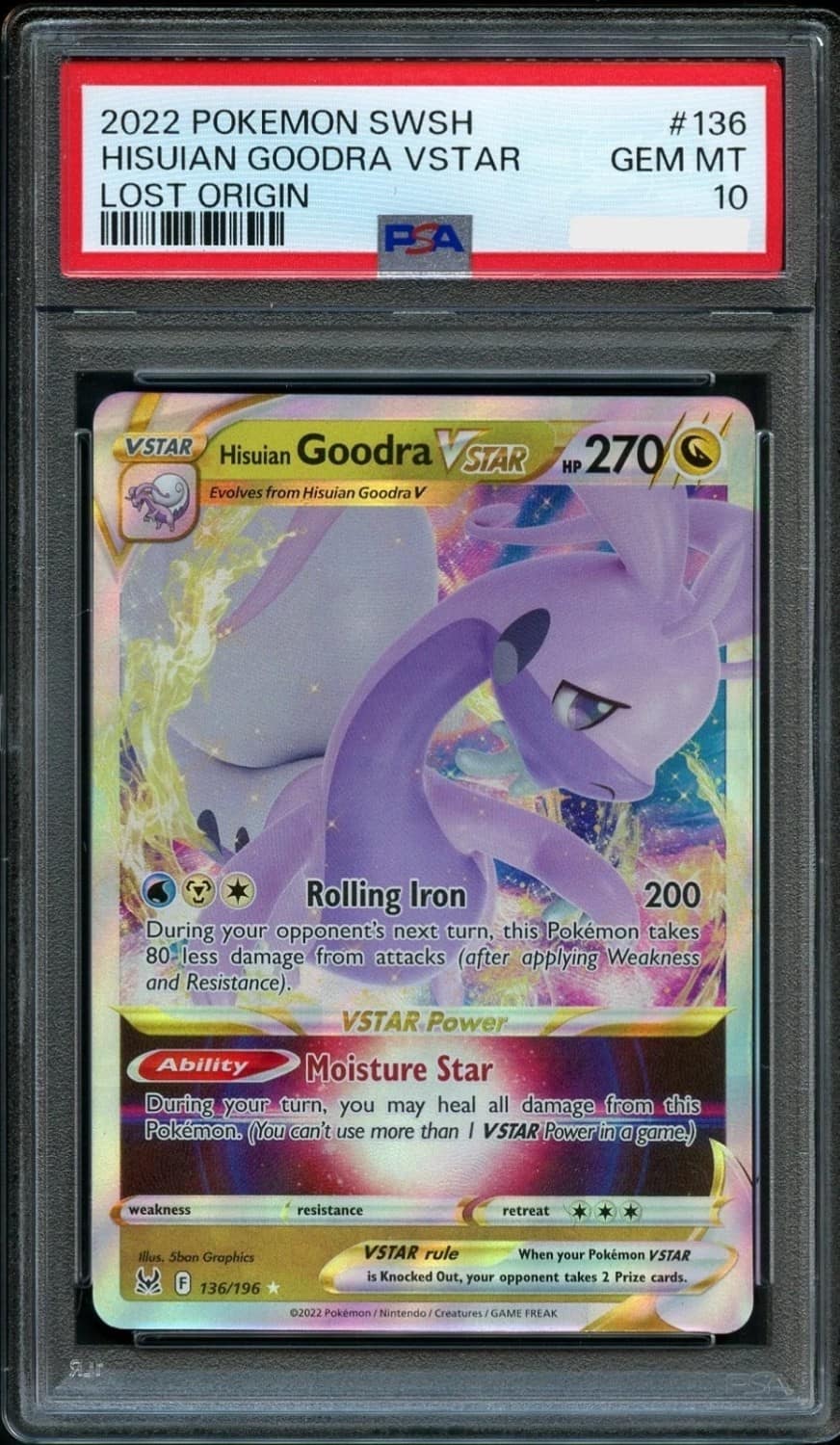 Hisuian Goodra Vstar