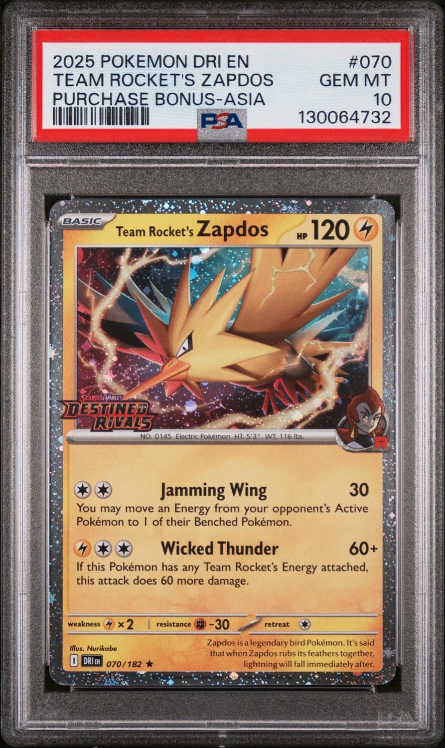Team Rocket'S Zapdos