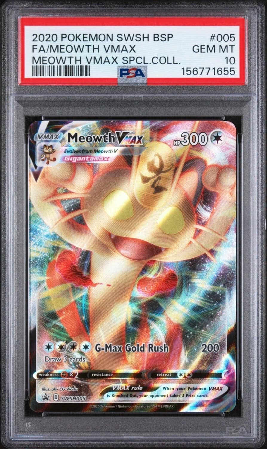 Meowth Vmax